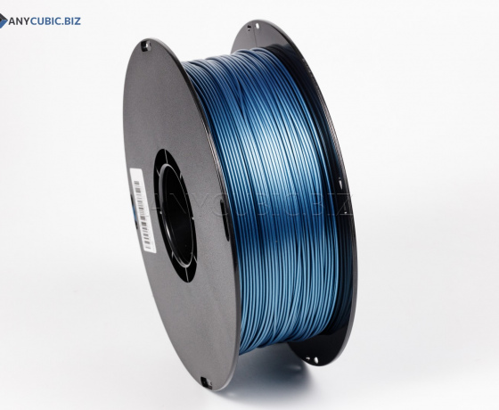 Фото 2 - Пла шелковый Металло-голубой Anycubic Ø1,75 мм Вес: 1 кг