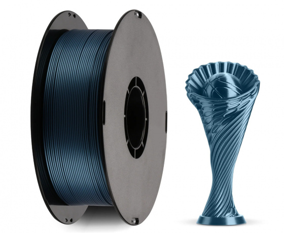 Фото 6 - Пла шелковый Металло-голубой Anycubic Ø1,75 мм Вес: 1 кг