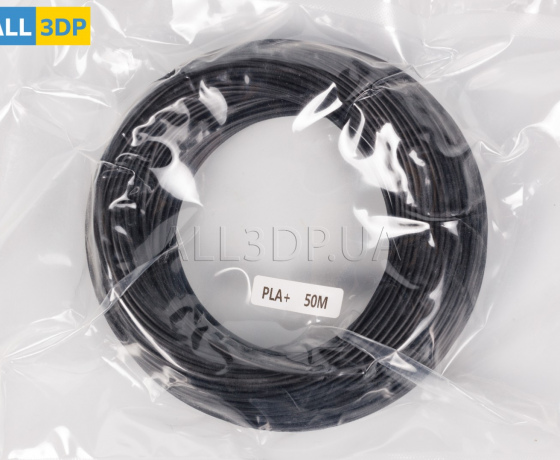Фото 2 - 50 метров Черный PLA пластик для 3D принтера