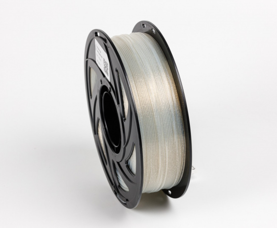 Фото 4 - PLA Twinkling пластик Прозрачный 1кг | 1.75мм | 330м