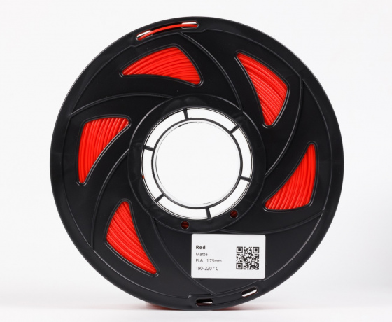 Фото 3 - Червоний Матовий Пла Пластик 1кг | 1.75мм | 330м