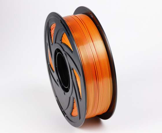 Фото 2 - Червоний Золотий Пла Пластик Шовковий | PLA SILK Red Gold 1кг | 1.75мм | 330м