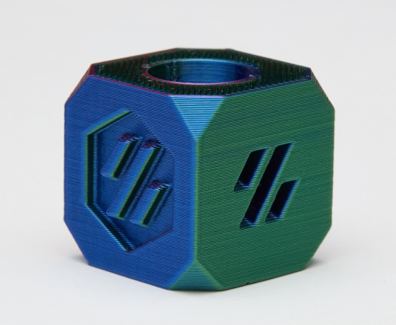 Фото 8 - Червоний | Синій | Зелений Шовковий Пла Пластик | PLA SILK Red | Blue | Green 1кг | 1.75мм | 330м