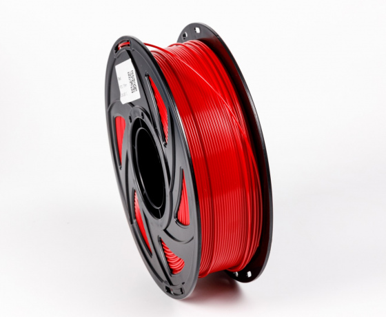 Фото 4 - Красный PETG (ПЭТГ) coPET пластик для 3D принтера | Red PETG 1кг 1.75мм | 330м