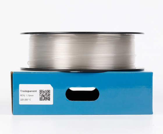 Фото 2 - PETG прозрачный 1кг 1.75мм | 330м
