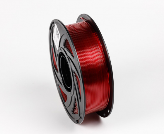 Фото 4 - PETG Полупрозрачный Красный 1кг | 1.75мм | 330м