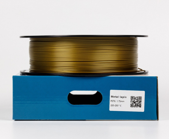 Фото 3 - Медовый желтый Металлик PETG пластик для 3D принтера PETG Filament 1кг | 1.75мм | 330м