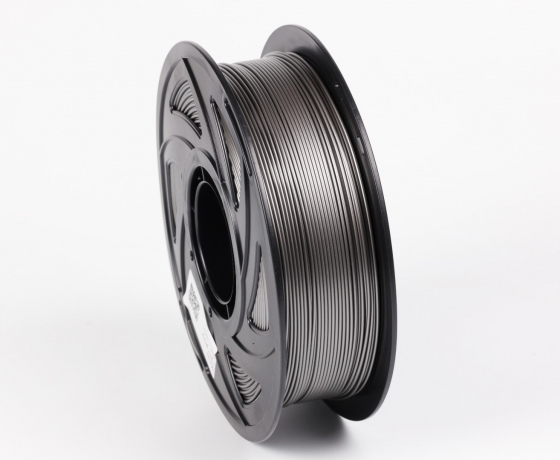 Фото 2 - Светло-серый металлик PETG пластик для 3D принтера | PETG Filament Metal light grey 1кг | 1.75мм | 330м