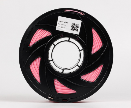 Фото 3 - Світло-рожевий PLA пластик для 3D принтера | Pla Light pink 1кг | 1.75мм | 330м