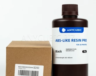 Черная Anycubic ABS-Подобная Смола ПРО фотополимерная смола 1кг | BLACK ABS-Like Resin Pro Anycubic 1kg