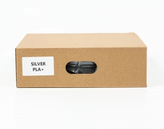 Серебряный PLA Plus (ПЛА плюс) пластик филамент для 3D принтера 1кг, 1.75мм, 330м Filament