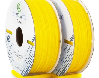 PLA пластик Plexiwire для 3D принтера желтый 400м/1.185кг/1.75мм