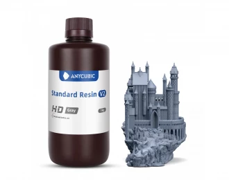 Фотополимерная Стандартная смола v2 Серая HD Anycubic