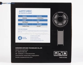 PLA Матовый Белый Anycubic Ø1,75 мм Вес: 1 кг