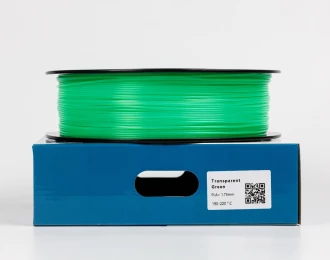 Прозрачно-зеленый пласт плюс пластик для 3D принтера ✾1кг✾1.75мм