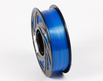Синий Пла Пластик Шелковый \PLA SILK Blue 1кг | 1.75мм | 330м