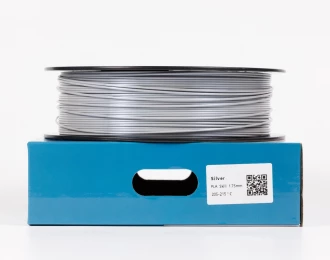 Срібний Пла Пластик Шовковий \ PLA SILK silver 1кг | 1.75мм | 330м