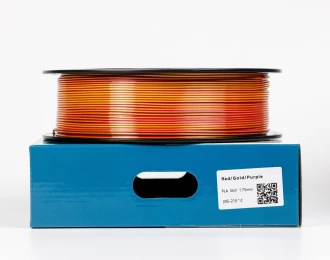 Червоний Золотий Пурпурний Шовковий Пла Пластик | PLA SILK Red Gold Purple 1кг | 1.75мм | 330м