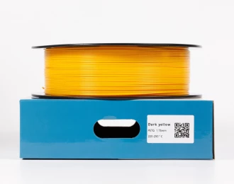 Темно-желтый PETG (ПЭТГ) coPET пластик для 3D принтера 1кг 1.75мм