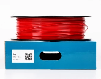 Красный PETG (ПЭТГ) coPET пластик для 3D принтера | Red PETG 1кг 1.75мм | 330м